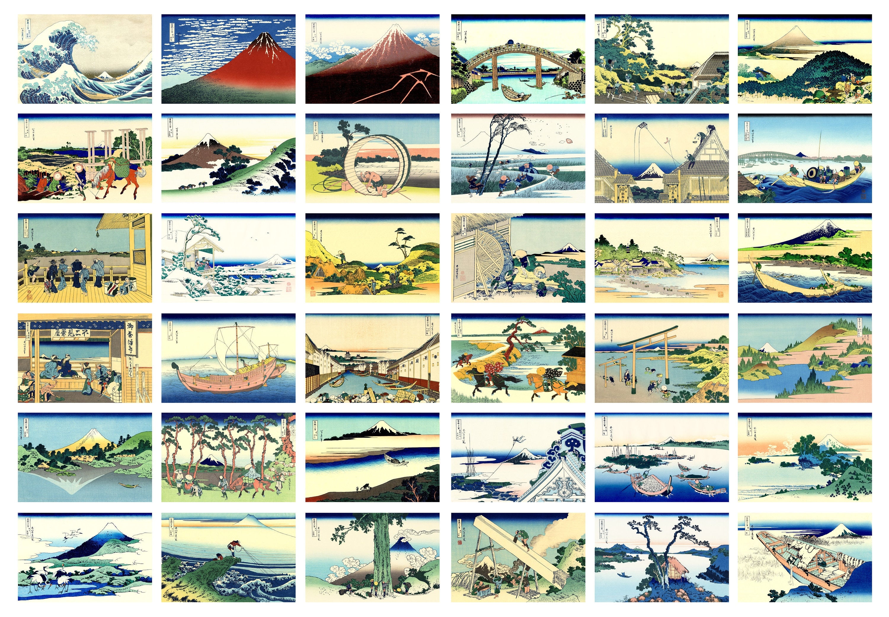 Hokusai 36 Views Of Mount Fuji hokusai-36-views-of-mount-fuji