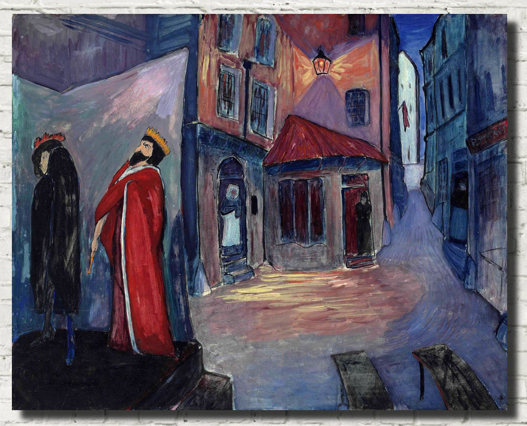 Into the Night, Marianne von Werefkin Fine Art Print