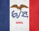 Iowa State Flag Print