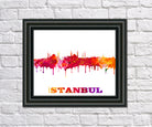 Istanbul City Skyline Print Wall Art Poster Turkey - OnTrendAndFab