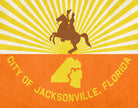Jacksonville Florida City Flag Print
