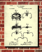 Jar Fastener Patent Print Cafe Blueprint Kitchen Poster - OnTrendAndFab