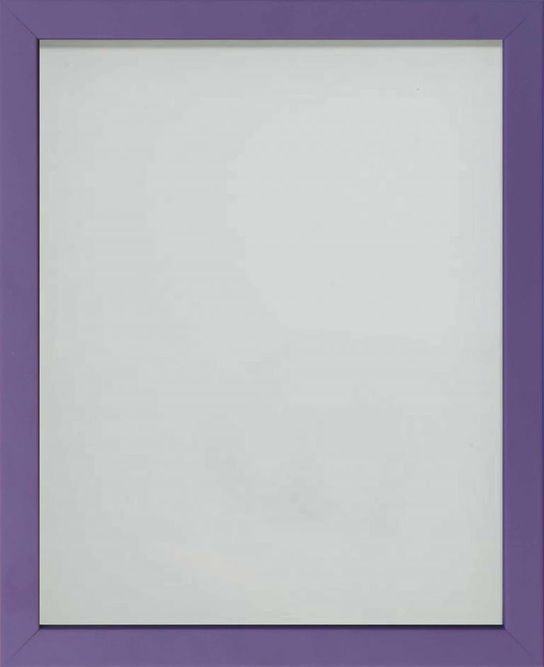 purple painted wooden frame