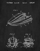 Jet Ski Patent Print Nautical Blueprint Water Sports Poster