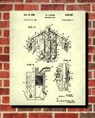 Jetpack Blueprint Jet Pack Patent Print Flying Wall Art Poster - OnTrendAndFab