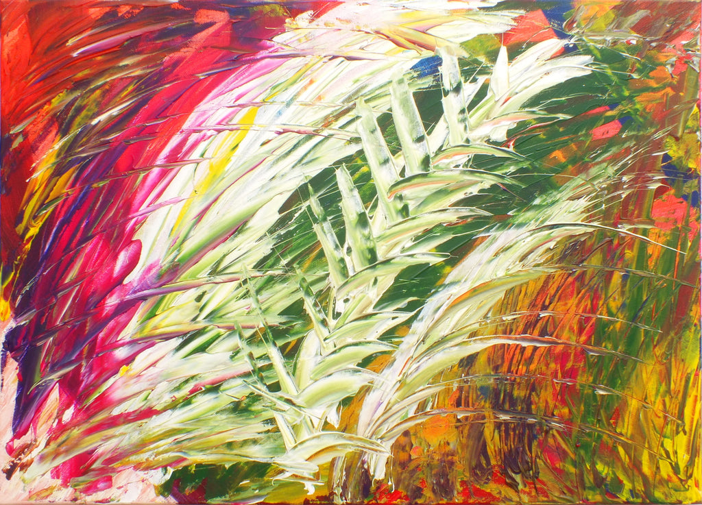 Original Painting James Lucas, Jungle Fever Abstract