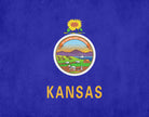 Kansas State Flag Print