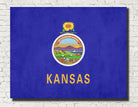 Kansas State Flag Print