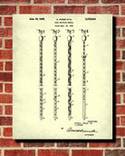 Knitting Needles Patent Print Sewing Room Poster Craft Blueprint - OnTrendAndFab