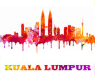 Kuala Lumpur City Skyline Print Wall Art Poster Malaysia - OnTrendAndFab