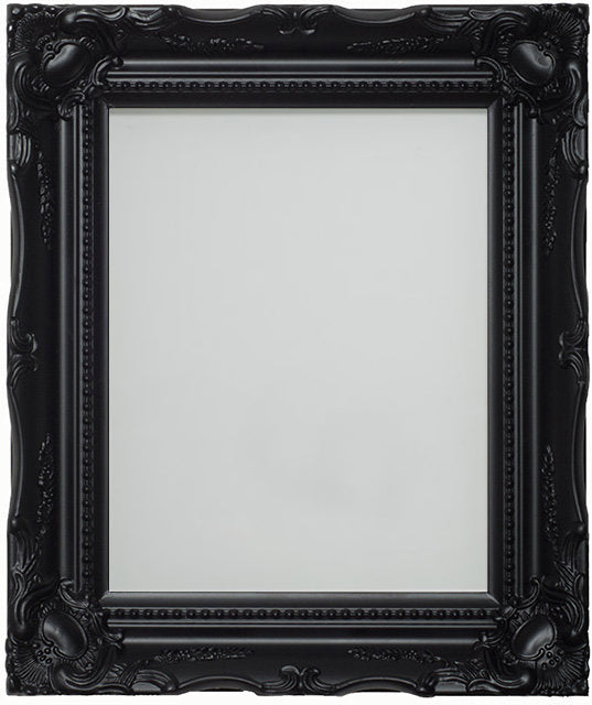 Black Painted Swept Wooden Frames - Choice of Sizes - Landscape and Portrait Formats