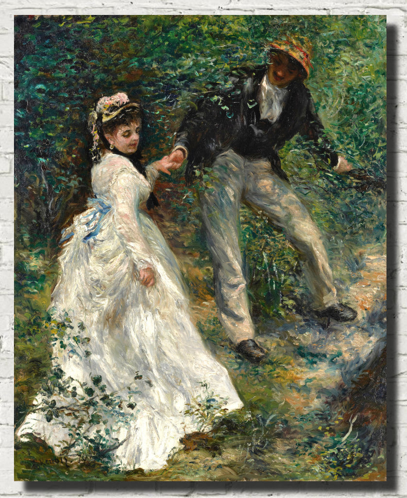 Renoir, Impressionist Fine Art Print, La Promenade