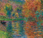 Claude Monet Fine Art Print, le bras de jeufosse automne