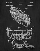 Lifeboat Patent Print Nautical Poster Sailing Decor