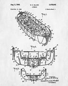 Lifeboat Patent Print Nautical Poster Sailing Decor