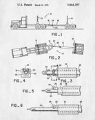 Logging Truck Patent Print, Forestry Blueprint Poster