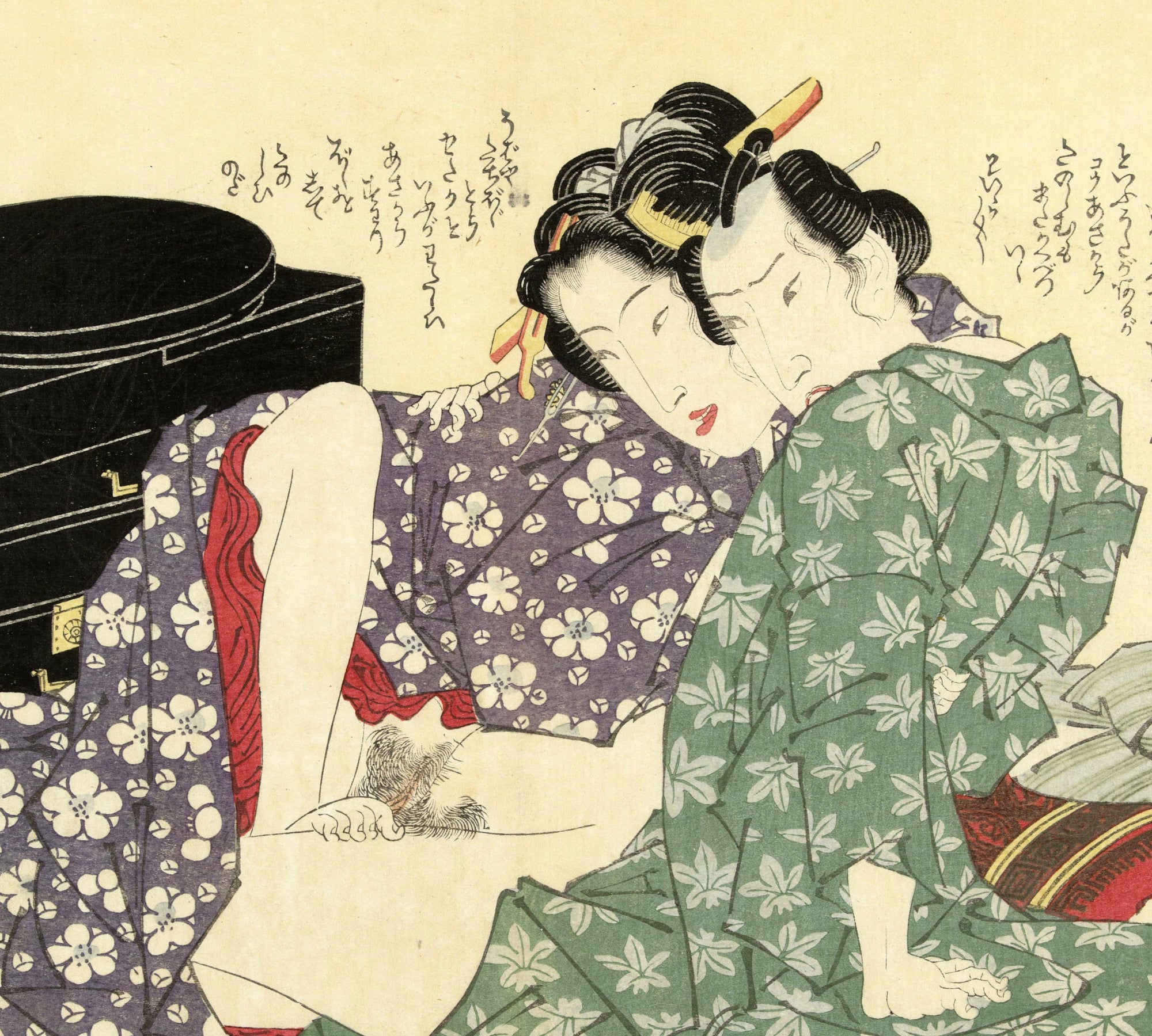 Copy of Keisai Eisen, Japanese Shunga Art Print : Couple