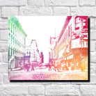 Madison Avenue Toledo City Skyline Print Landscape Poster Feature Wall Art