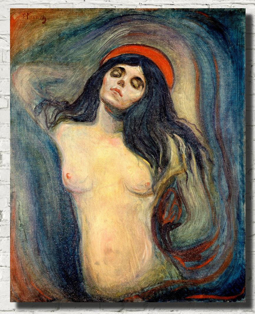 Edvard Munch Fine Art Print, Madonna