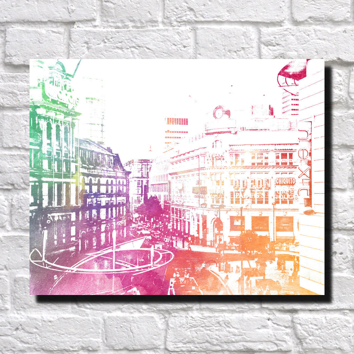 Liverpool City Skyline Print Landscape Poster Feature Wall Art