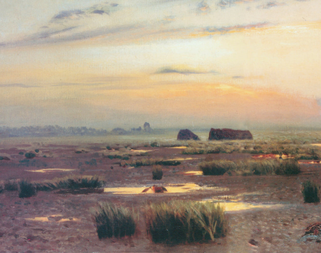 Isaac Levitan Russian Fine Art Print, Marsh at Evening