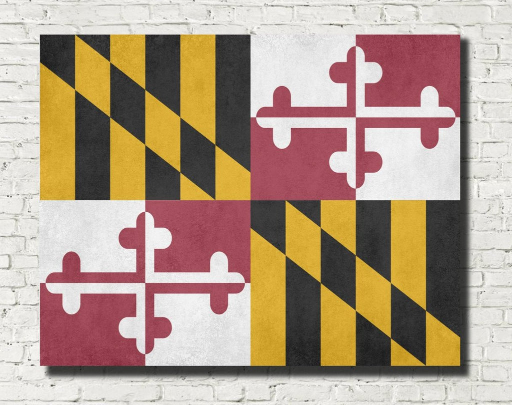Maryland State Flag Print