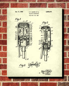 Microphone Patent Print Music Blueprint Vocalist Singer Poster - OnTrendAndFab