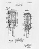 Microphone Patent Print Music Blueprint Vocalist Singer Poster - OnTrendAndFab