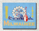 Milwaukee Wisconsin City Flag Print