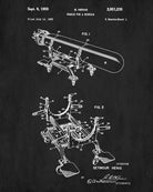 Missile Cradle Patent Print Military Wall Art Poster