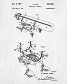 Missile Cradle Patent Print Military Wall Art Poster