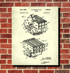 Missile Launcher Patent Print Military Wall Art Poster