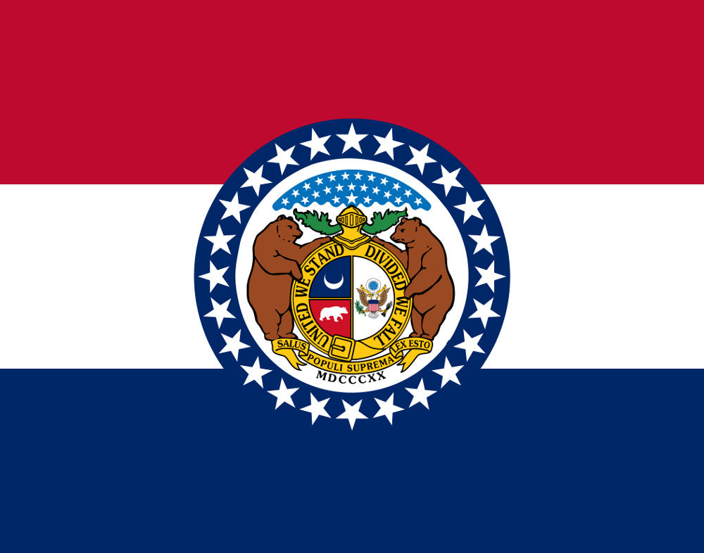 Missouri State Flag Print