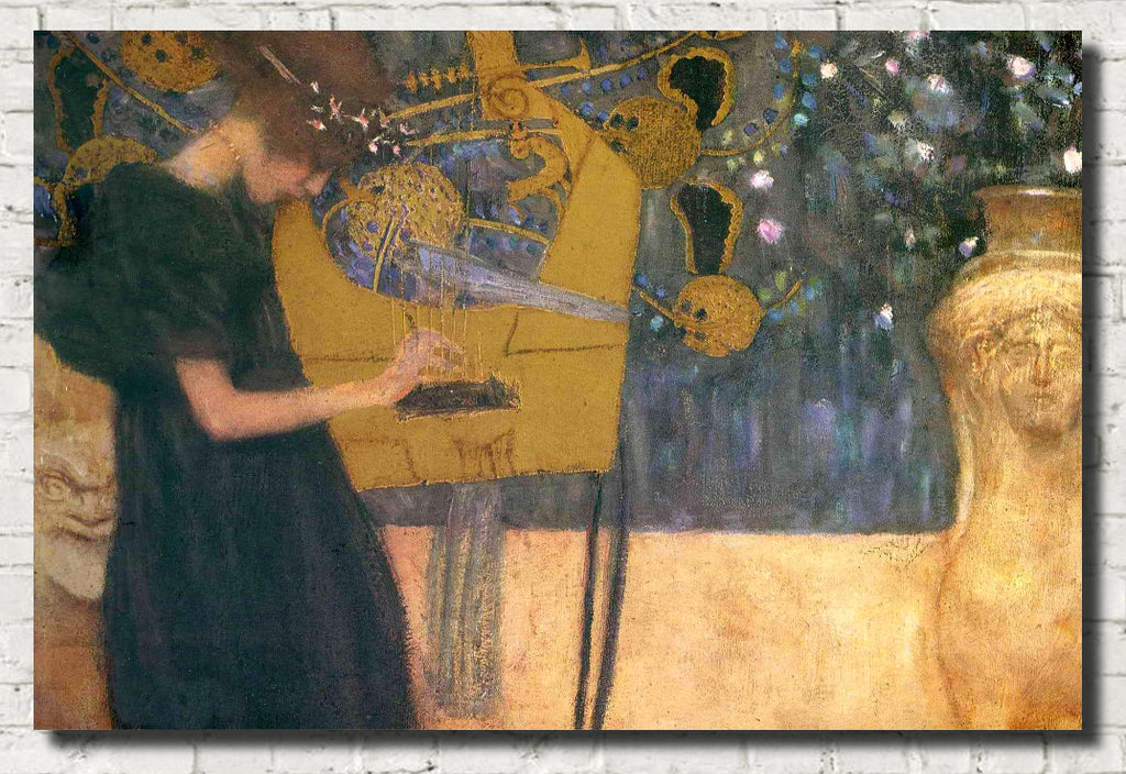 Gustav Klimt Fine Art Print, Music