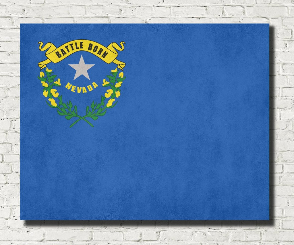 Nevada State Flag Print