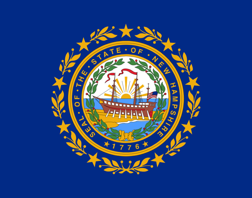 New Hampshire State Flag Print