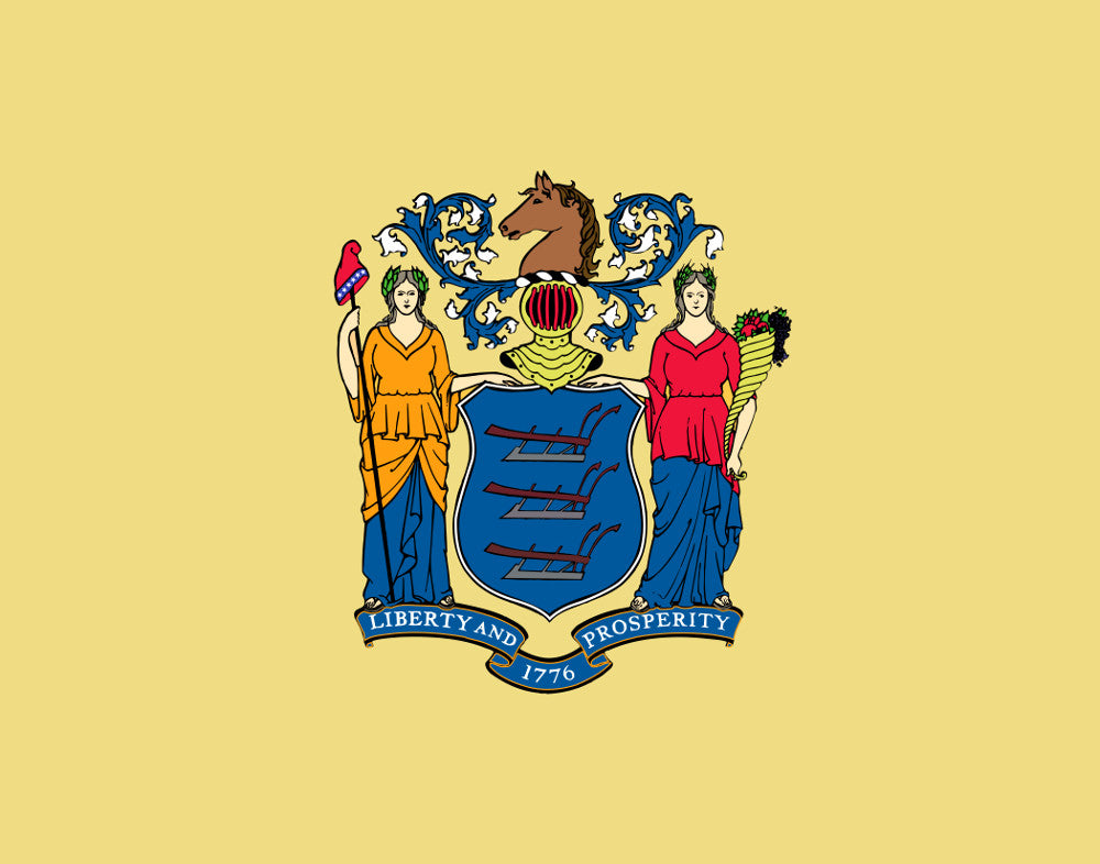 New Jersey State Flag Print