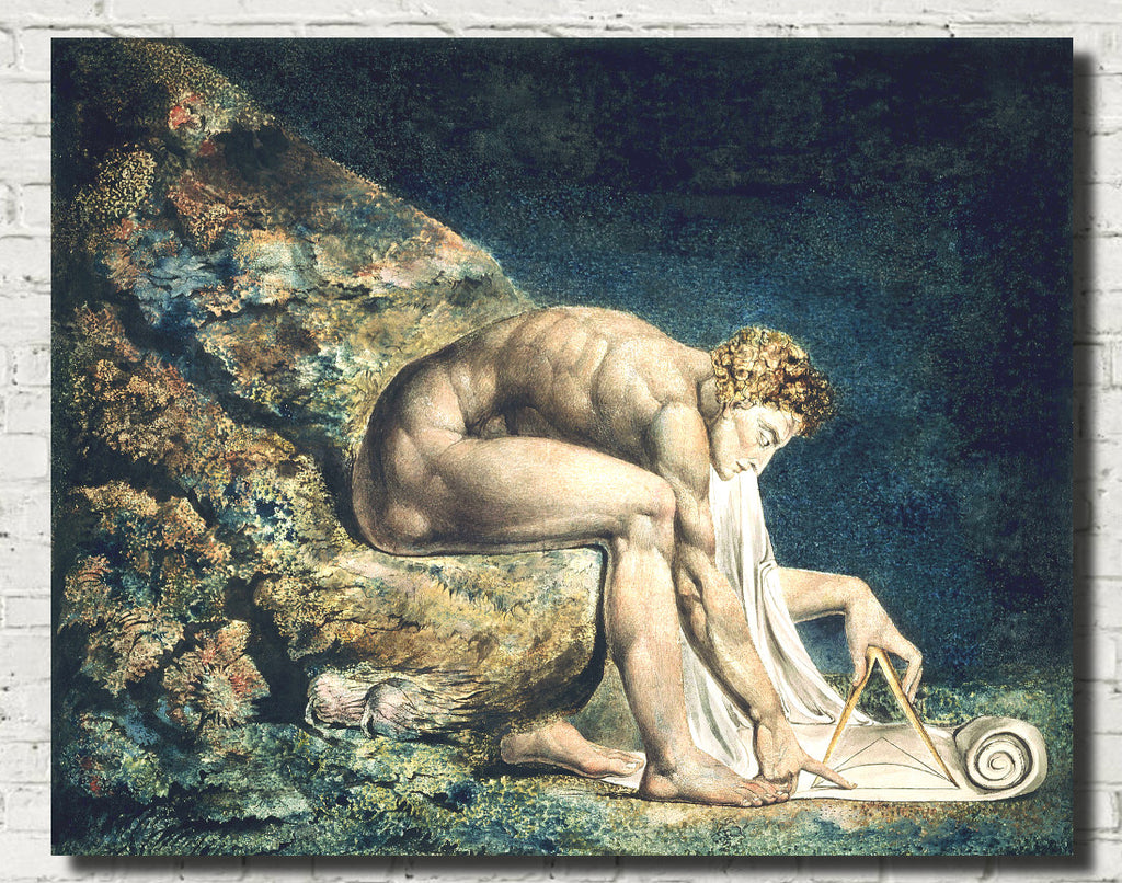 William Blake Fine Art Print, Newton