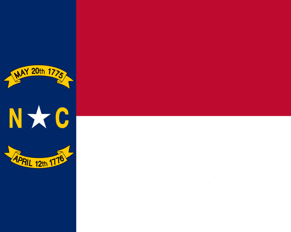 North Carolina State Flag Print