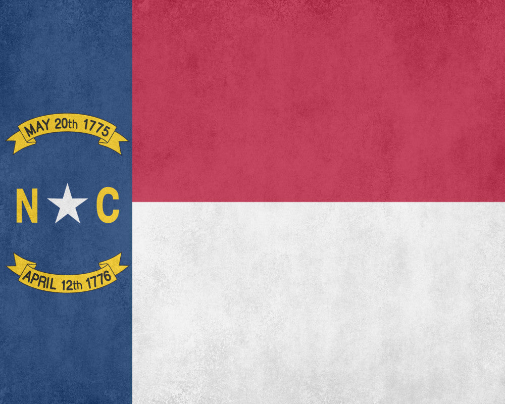 North Carolina State Flag Print