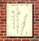 Nunchaku Patent Print Nunchuk Poster Martial Arts Wall Art - OnTrendAndFab