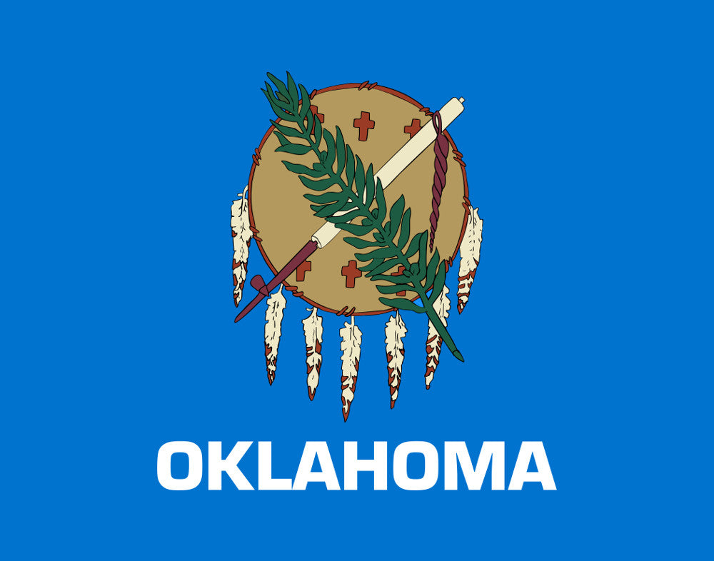 Oklahoma State Flag Print