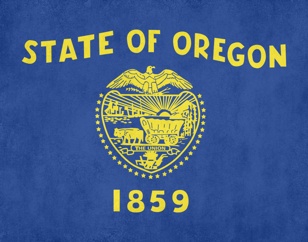 Oregon State Flag Print
