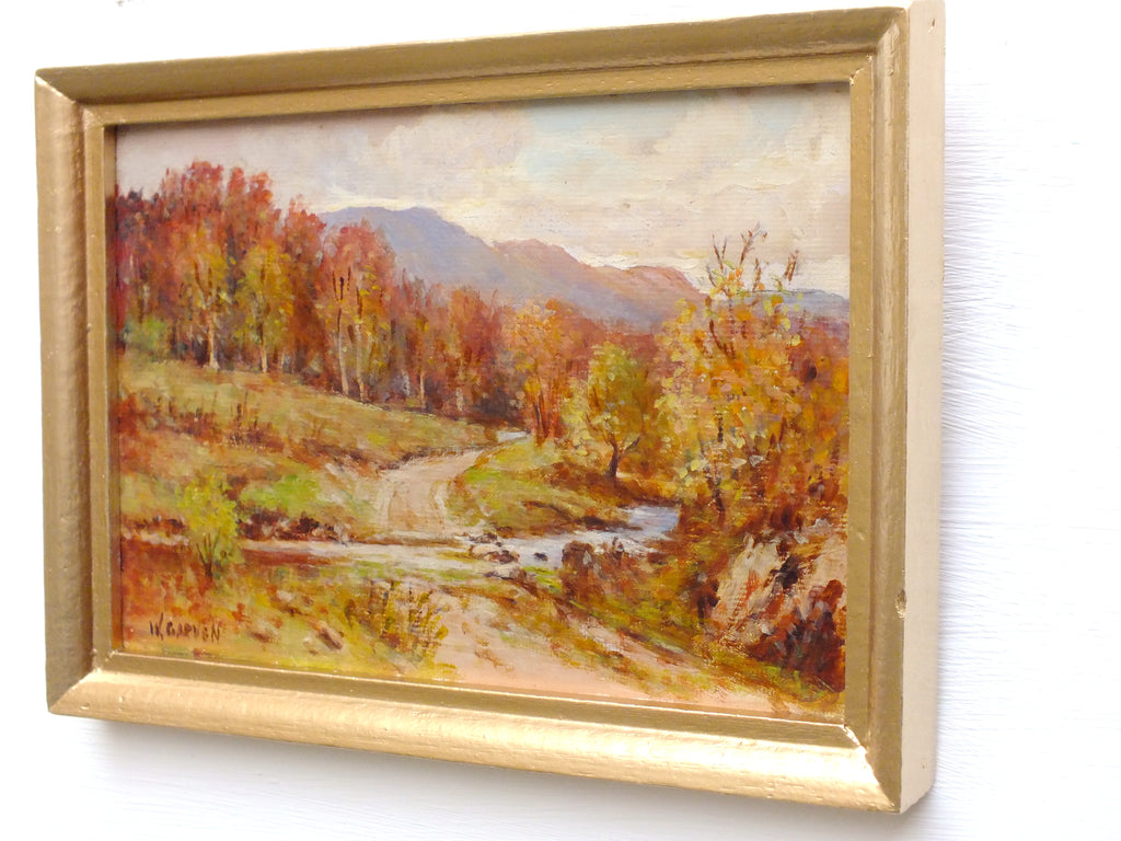 Glen Finglas Scottish Landscape Vintage Oil Painting Signed Framed
