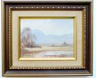 Pair of Paintings Vintage Oil Paintings Signed Framed Australian Landscape