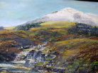 Scottish Landscape Vintage Oil Painting Signed Framed Plein Air Mountain Scene