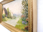 Martin Village English Country Landscape Oil Painting Thatched Cottages