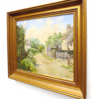 Country Lane English Country Landscape Oil Painting Oxfordshire Signed Framed