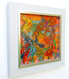 Framed Abstract Painting Original Acrylic Wall Art Canvas