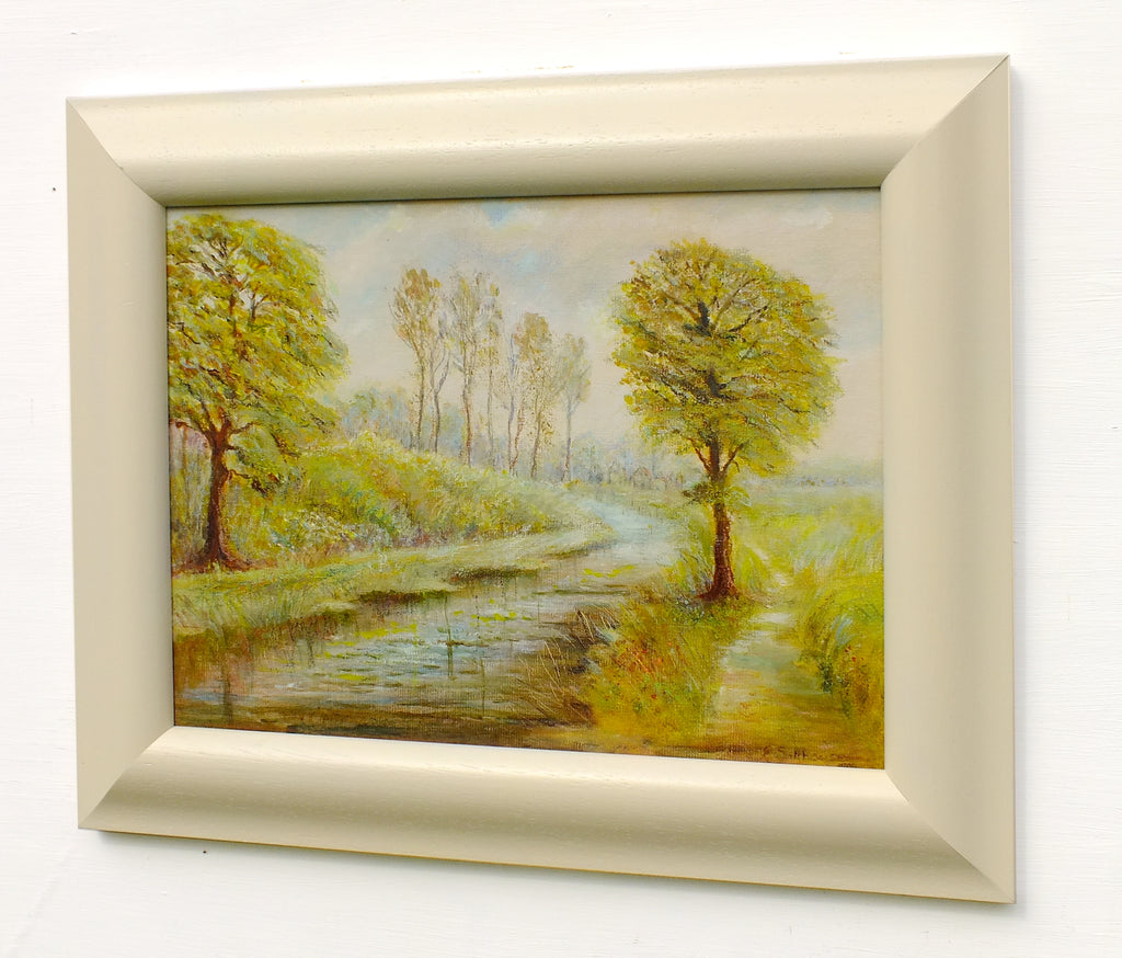 English Country Landscape Oil Painting Framed Original